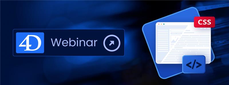 4D Webinar-CSS in 4D